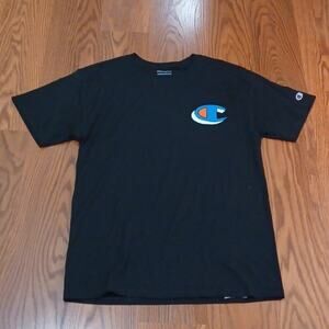 Champion Black TShirt SZ: MEDIUM